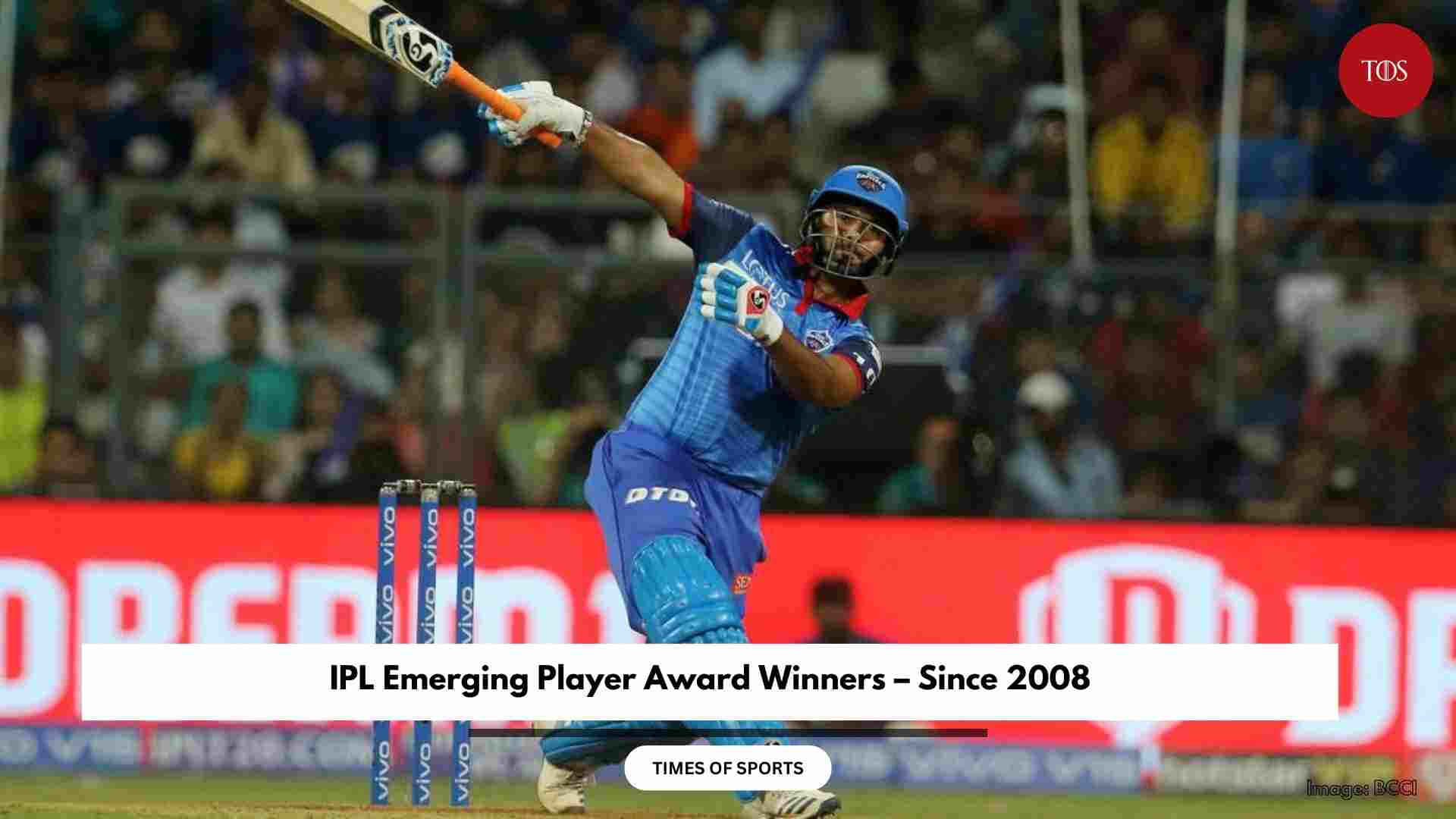 IPL Emerging Player Award Winners