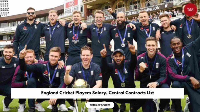 England Cricket Players Salary