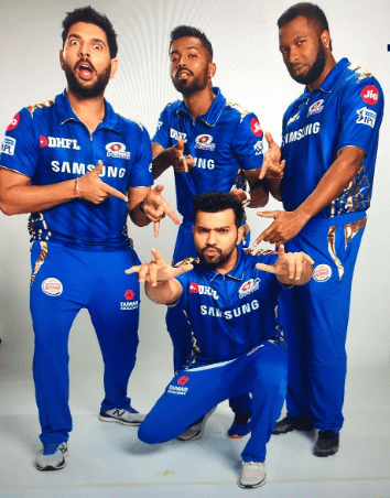 IPL 2019 Mumbai Indians Team Jersey 