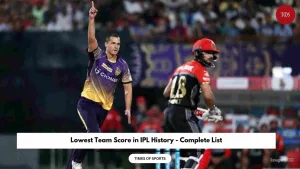 Lowest Team Score in IPL History
