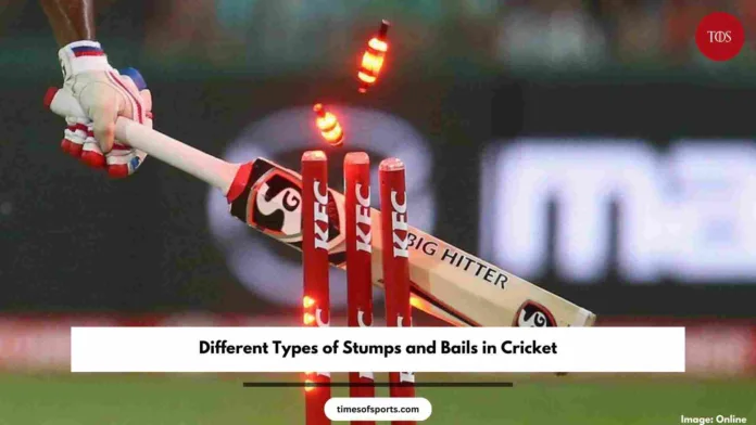 Different Types of Stumps and Bails in Cricket