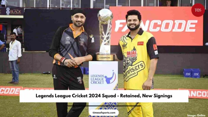 Legends League Cricket 2024 Squad