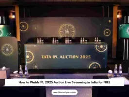 IPL 2025 Auction Live Streaming in India