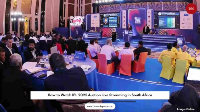 IPL 2025 Auction Live Streaming in South Africa