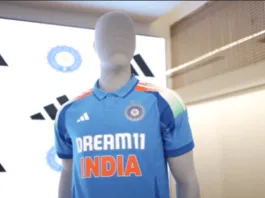 India's new ODI jersey