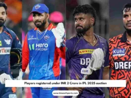 Players registered under INR 2 Crore in IPL 2025 auction