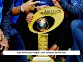 Syed Mushtaq Ali Trophy 2024 Schedule