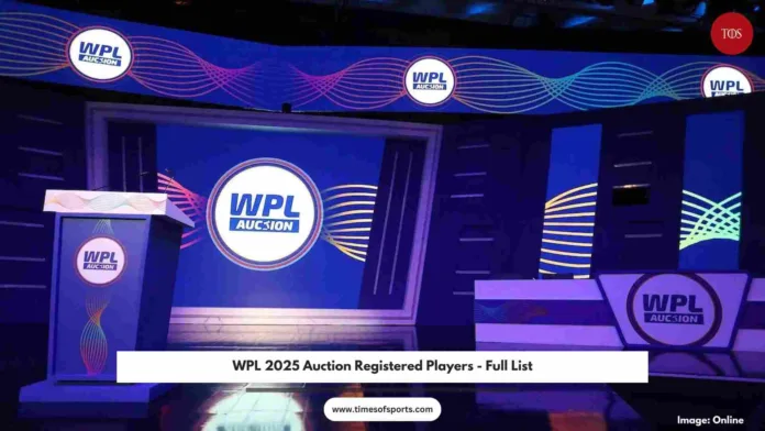 WPL 2025 Auction Registered Players