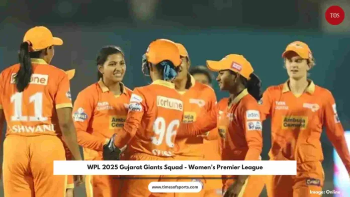 WPL 2025 Gujarat Giants Squad