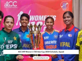 ACC U19 Women's T20 Asia Cup 2024 Schedule