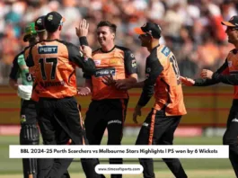 BBL 2024-25 Perth Scorchers vs Melbourne Stars Highlights