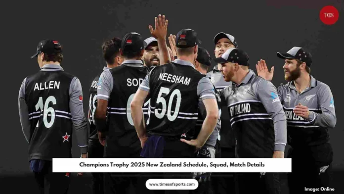 Champions Trophy 2025 New Zealand Schedule