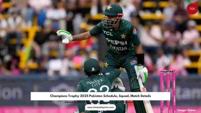 Champions Trophy 2025 Pakistan Schedule