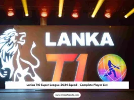 Lanka T10 Super League 2024 Squad