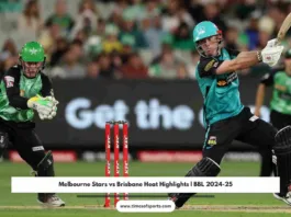 Melbourne Stars vs Brisbane Heat Highlights