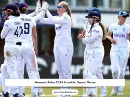 Women's Ashes 2025 Schedule