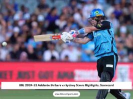 BBL 2024-25 Adelaide Strikers vs Sydney Sixers Highlights