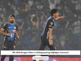 BPL 2025 Rangpur Riders vs Chittagong Kings Highlights